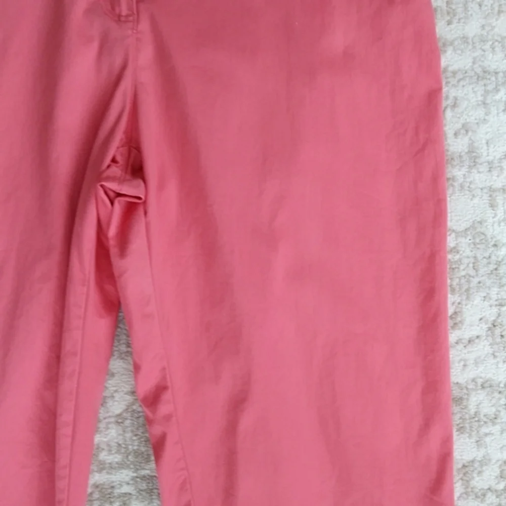 Brielle Blvd. Embellsihed Capri Pants 14P Pink Orange - Picture 13 of 16